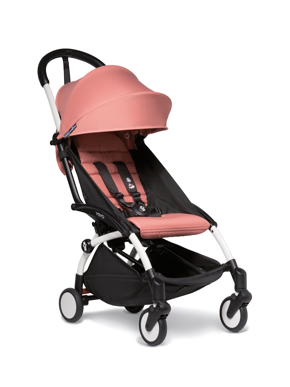 Shop Babyzen Yoyo Stroller Frame White and Ginger Shade 6 month