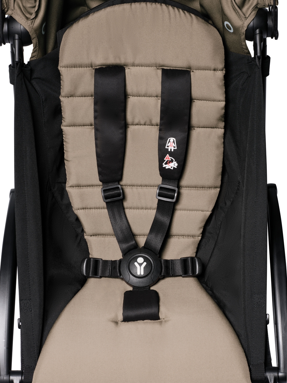 Shop Babyzen Yoyo Stroller Frame White and Taupe Shade 6 month