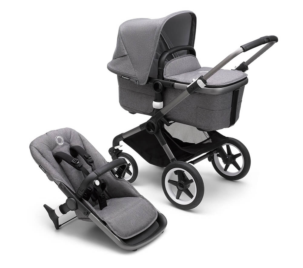 Shop Bugaboo Fox 3 Complete Me Stroller Graphite Grey Melange