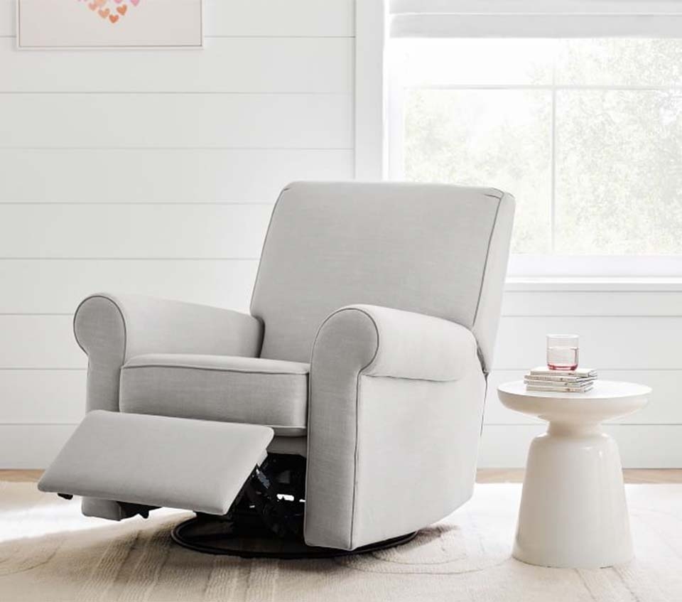 Small recliner glider deals