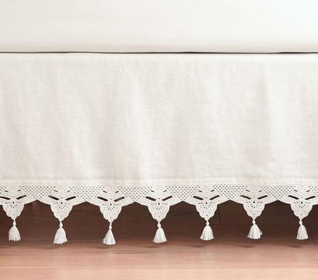 Crochet crib skirt outlet