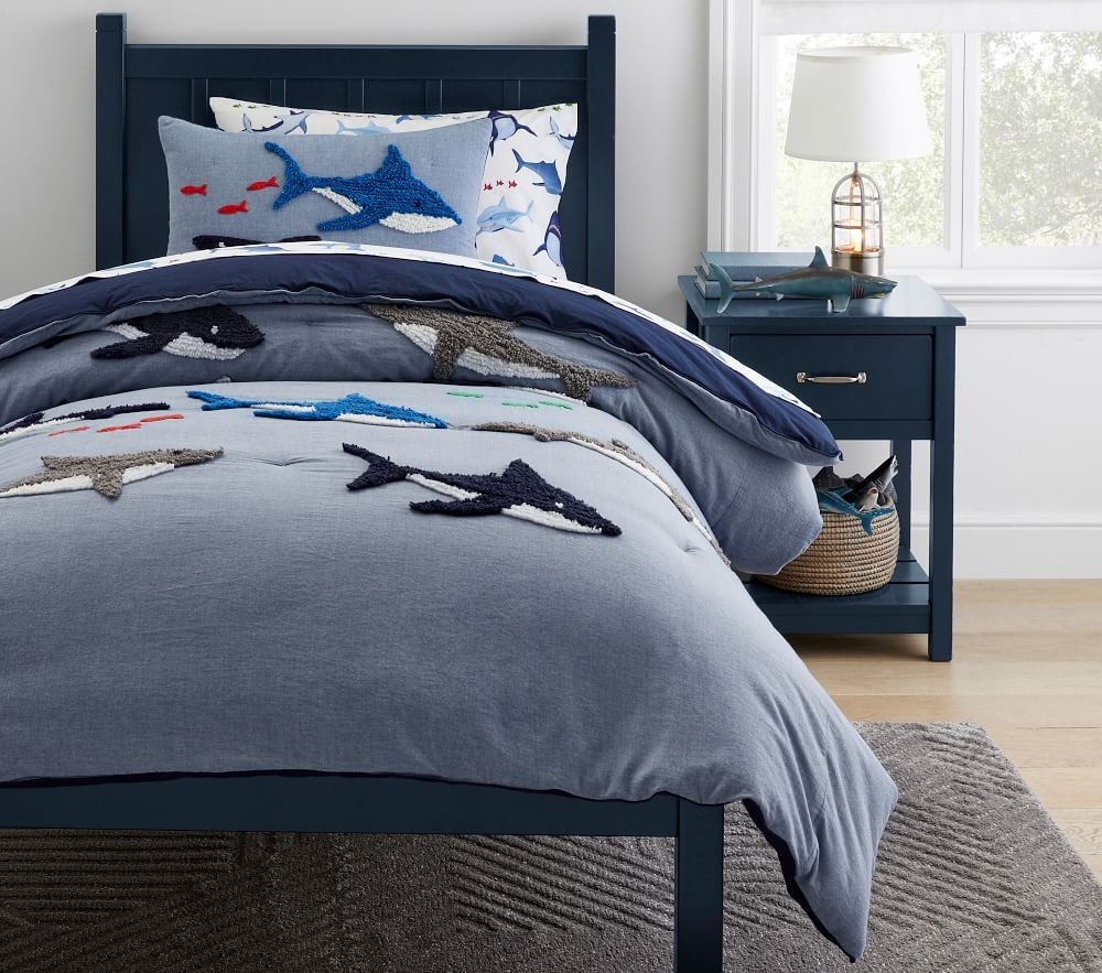 Shop Candlewick Sharks Comforter Shams online Pottery Barn