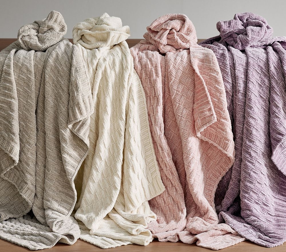 Chenille outlet baby blanket