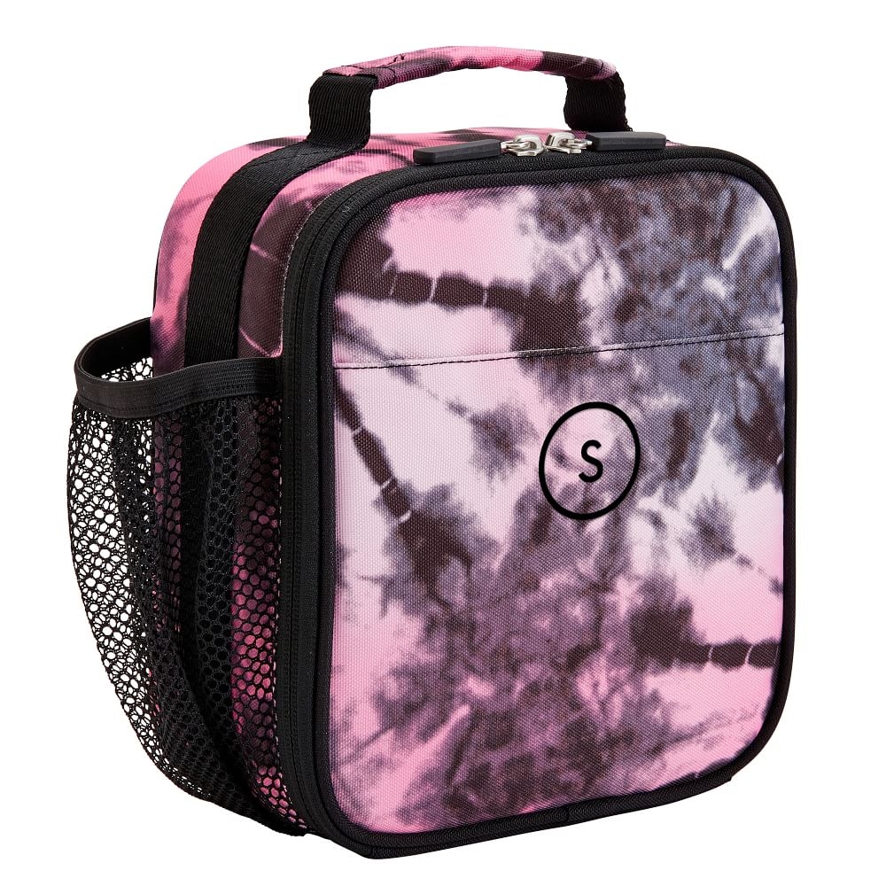 Pink and black lunch bags on sale