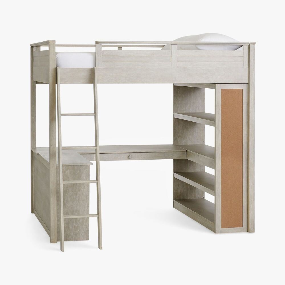 Pottery barn sleep and cheap study loft bed