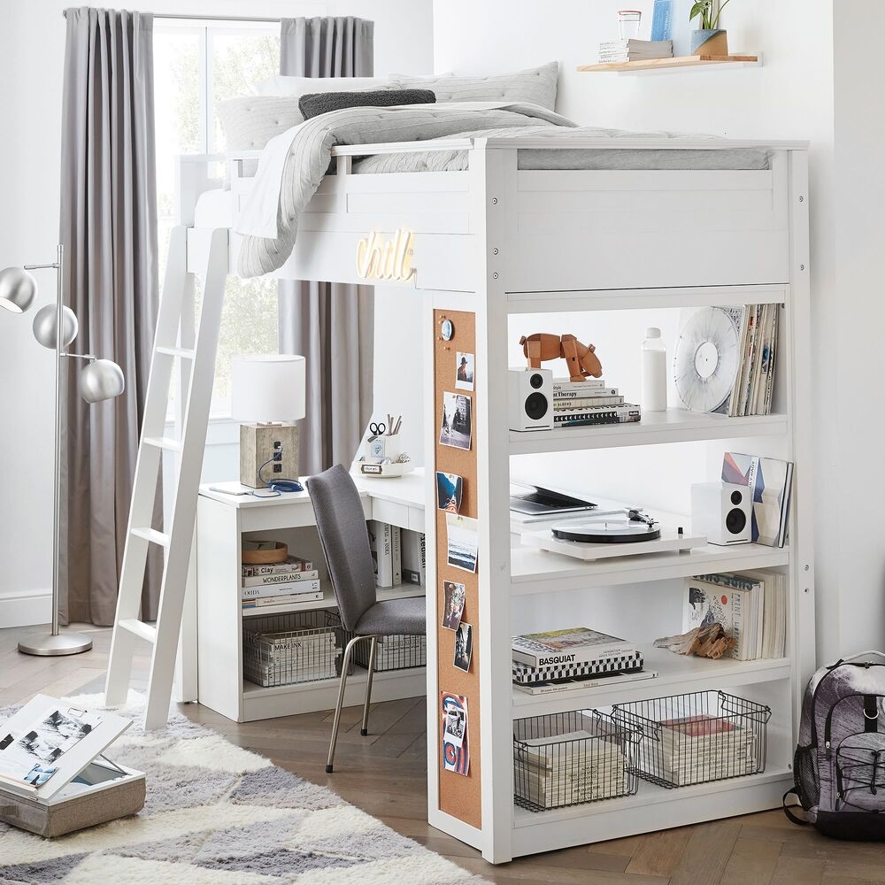 Loft bed with discount study area