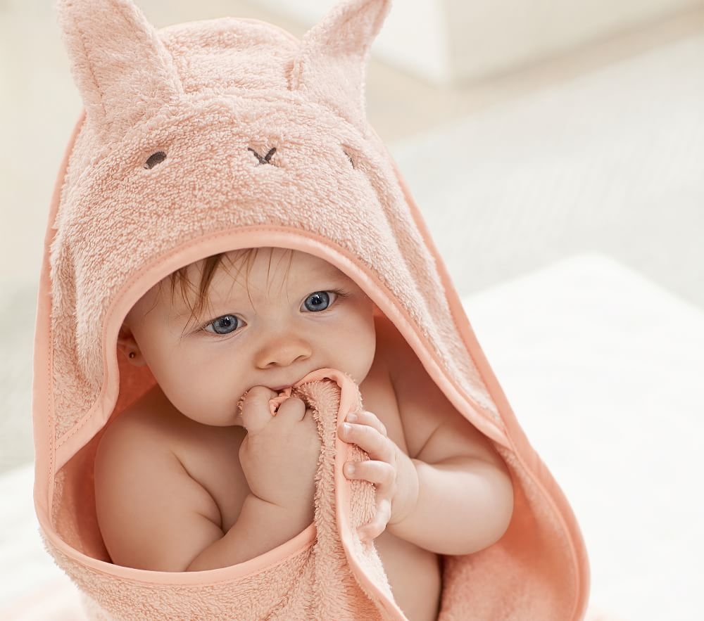 Baby hooded towel and washcloth set clearance