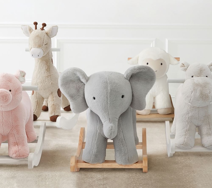 Pottery barn plush rocker discount