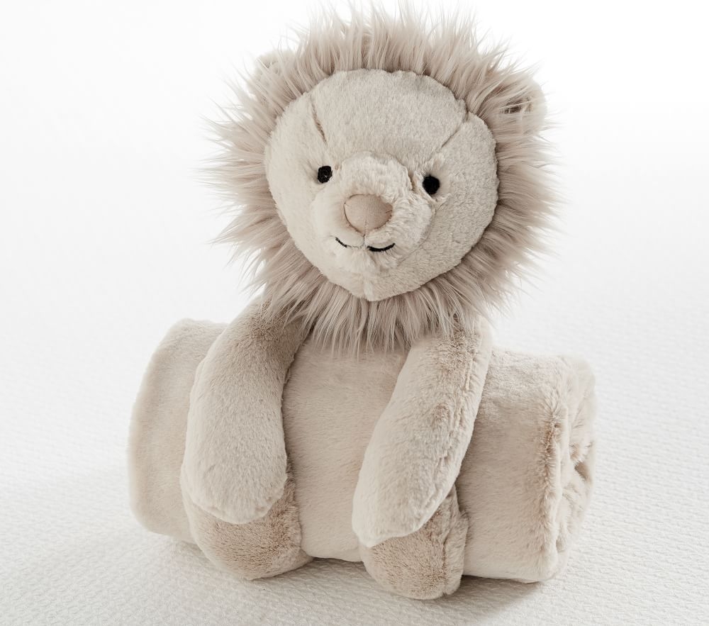 Stuffed animal 2025 and blanket set
