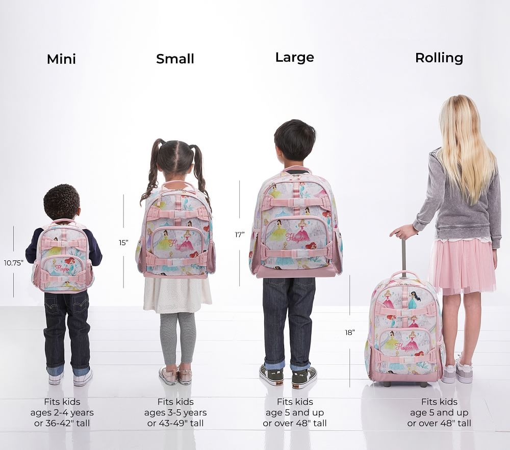 Disney princess discount rolling backpack