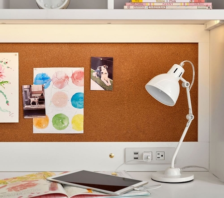 Madeline top storage desk