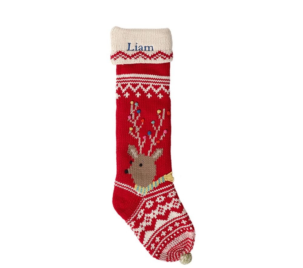 Pottery barn merry and top bright stockings