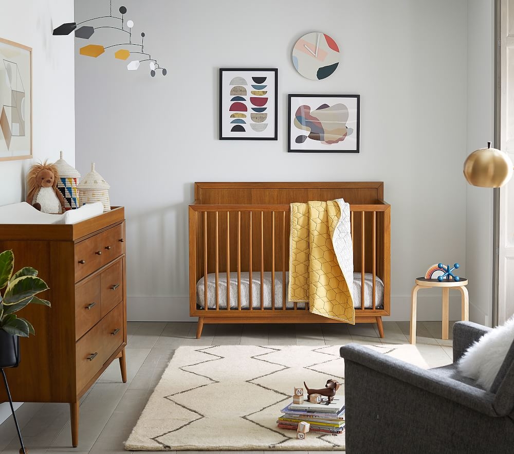Mid century baby changing deals table