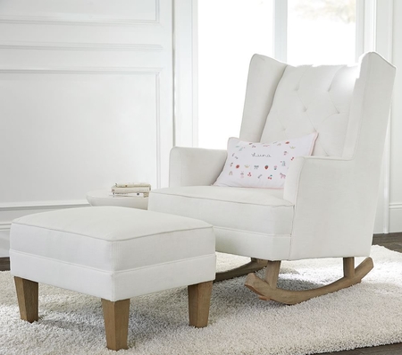 Nursery rocking chair with ottoman online