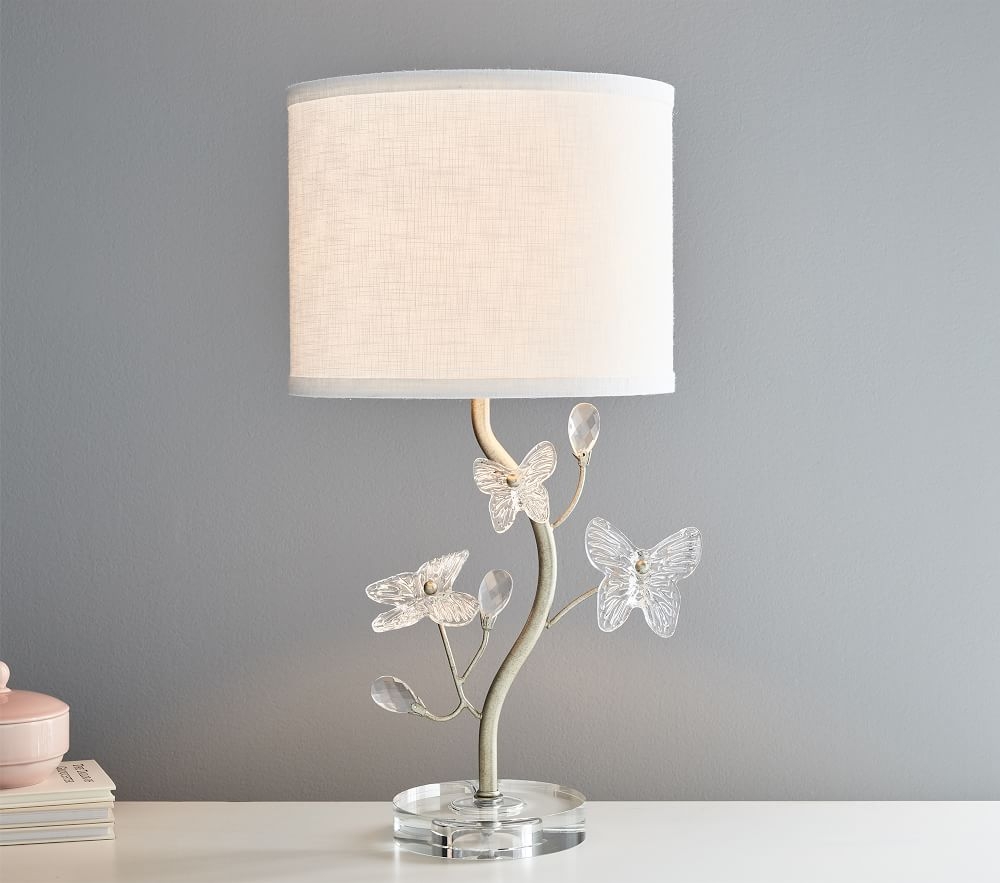 Pottery barn crystal sale lamp