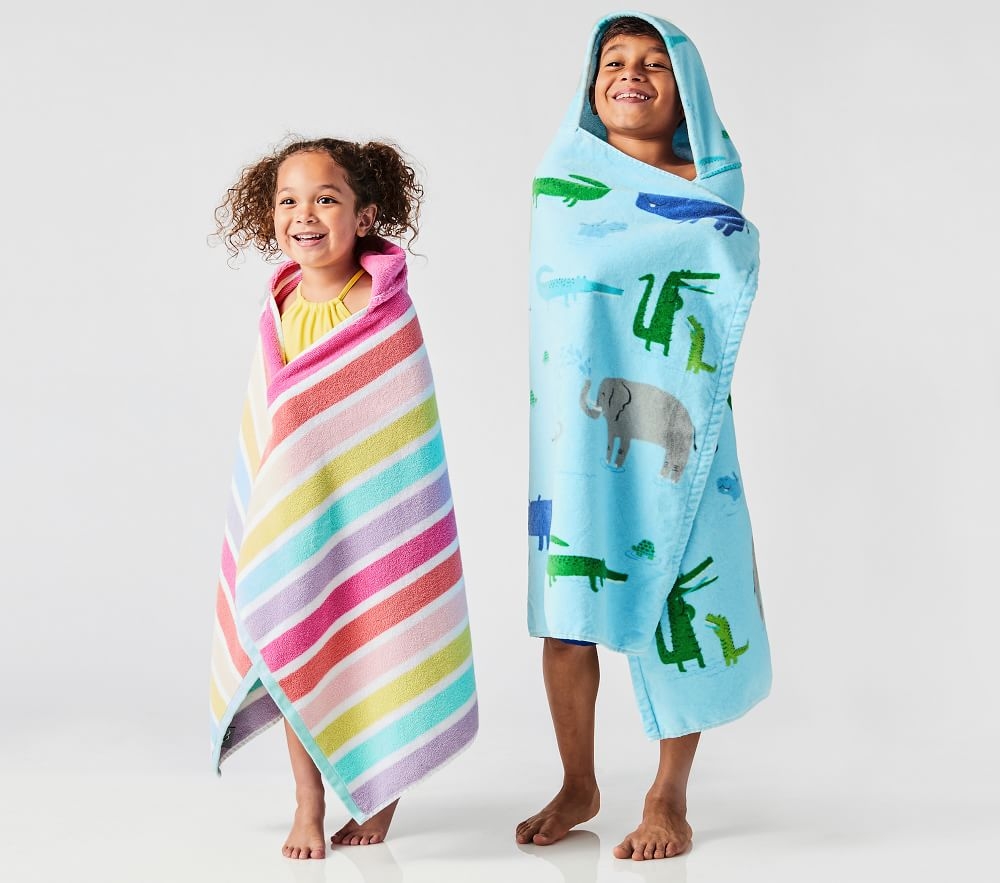 Pottery barn sales kids hooded towels