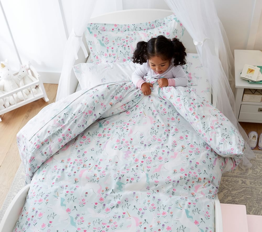 Shop Mystical Unicorn Comforter Shams online Pottery Barn Kids