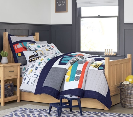 Boys construction sheets best sale