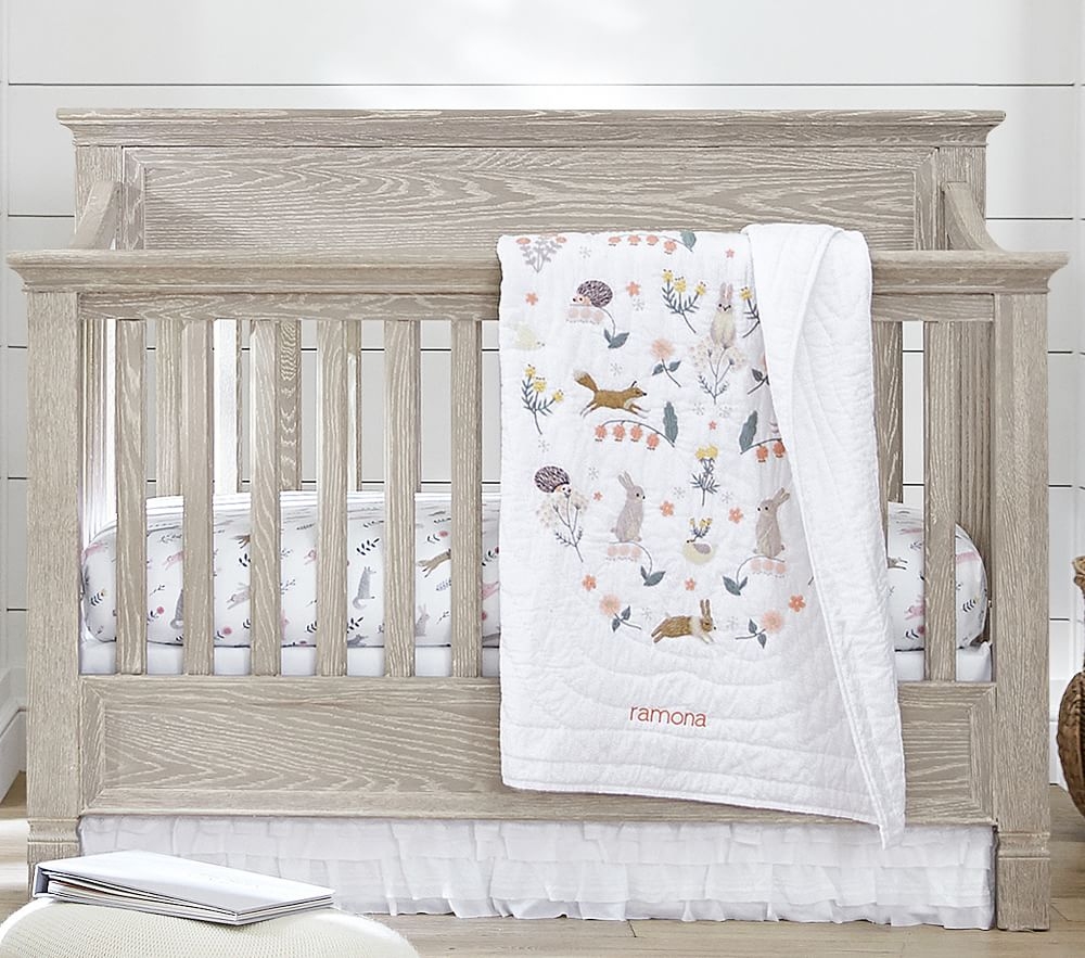Woodland top cot bumper