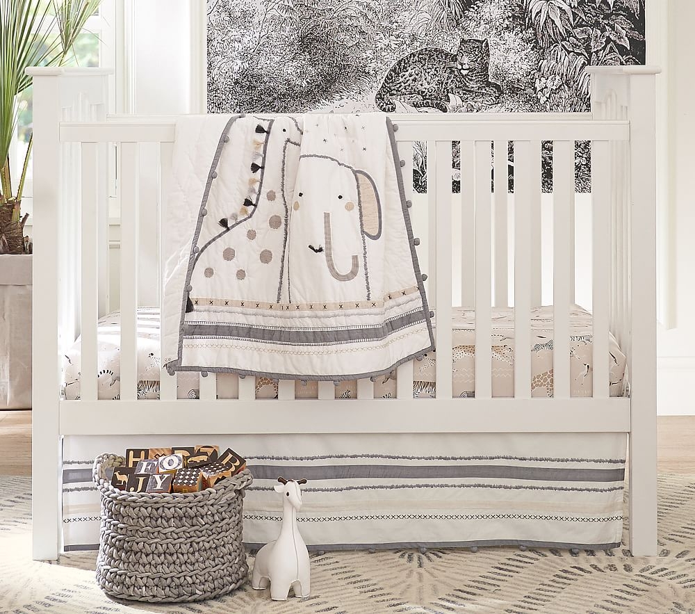 Organic online crib skirt