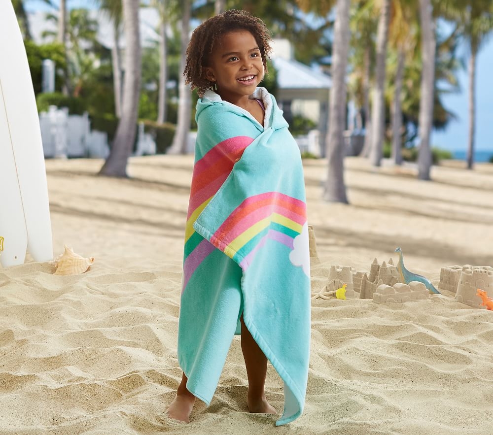 Kids beach hooded sales towel