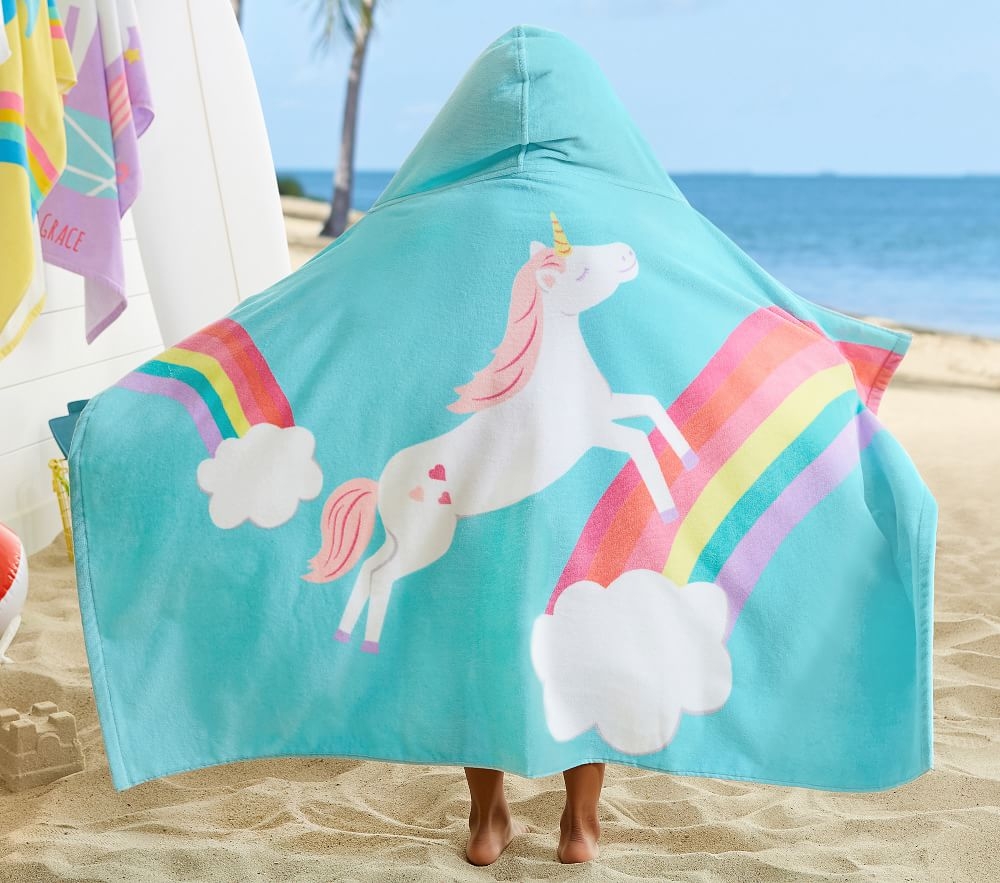 Pottery barn kids hooded beach towel hot sale