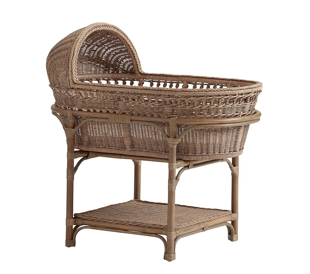 Pottery barn wicker discount bassinet reviews
