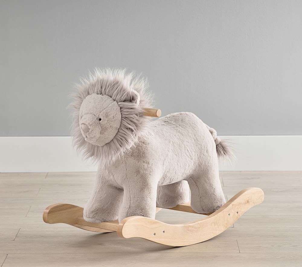 Pottery barn lion rocker top