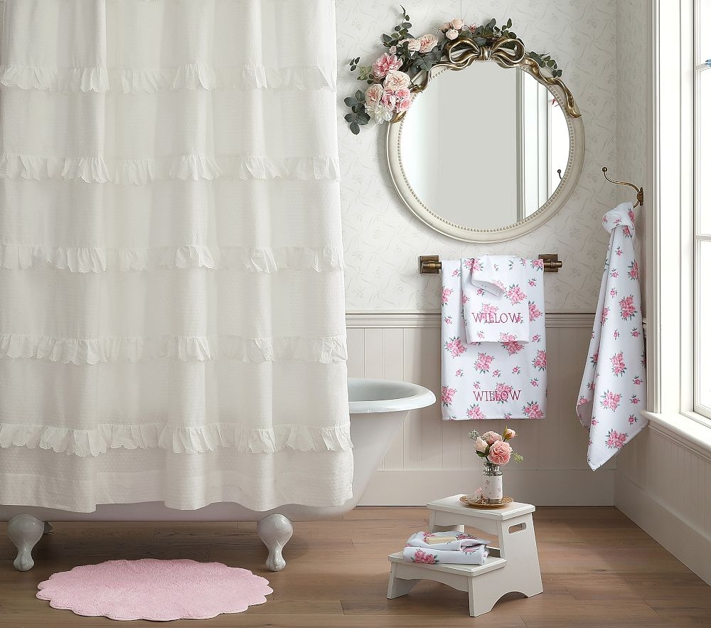 Eyelet online shower curtain