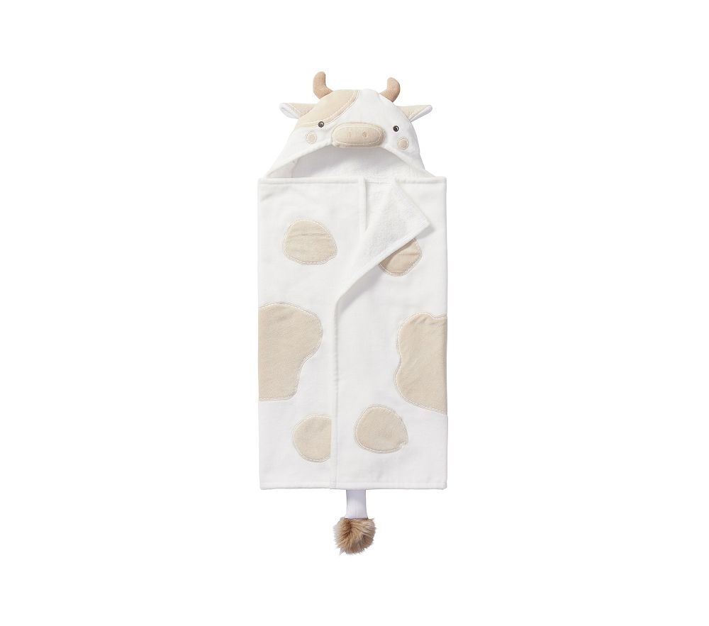 Shop Cow Baby Hooded Towel online Pottery Barn Kids Kuwait