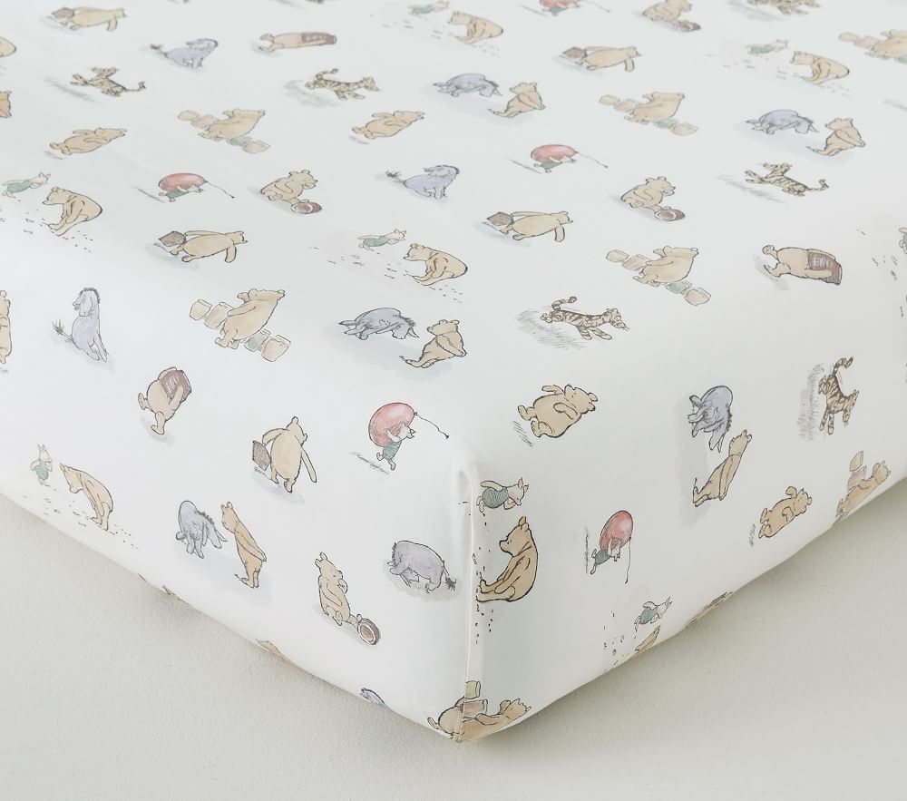 Pooh outlet crib sheet