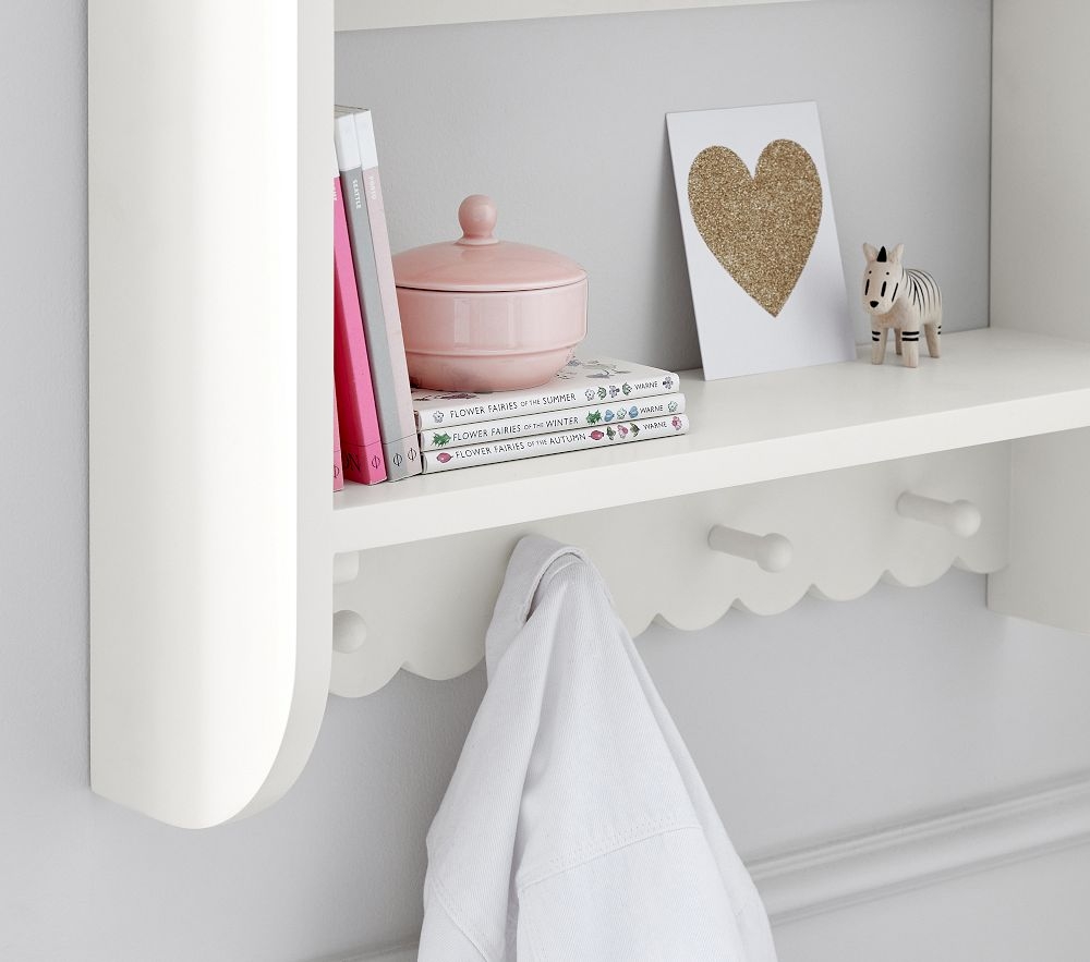 Nursery shelf with hooks new arrivals